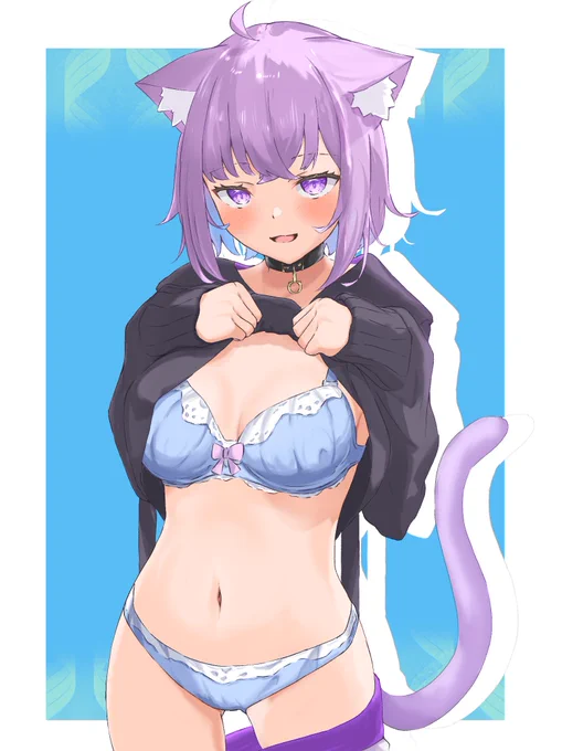 今日は水色です#絵かゆ 
