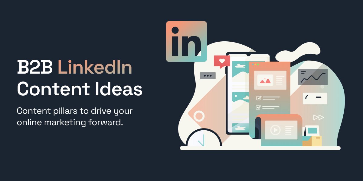Become a master of LinkedIn by crafting engaging B2B LinkedIn content that drives intent. Our latest blog covers 8 content pillars to help you build a powerful B2B content strategy for LinkedIn, so your industry will be waiting for your next post - bit.ly/3VaJ5KR