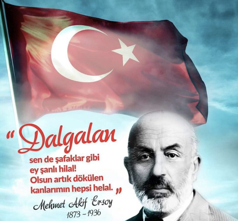 Hakkıdır Hakka tapan,
Milletimin İstiklal…
O şiir bir daha yazılamaz...
Allah bir daha bu millete bir #İstiklâlMarşı yazdırmasın.!
Rahmetle,minnetle,duâlarla yâd ediyoruz...
Ecdadımızın ruhları şâd,mekânları Cennet olsun...

#MehmetAkifErsoy