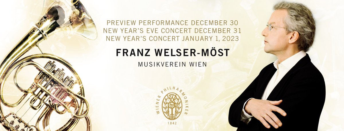 Vienna_Phil's tweet image. Preparations for the 2023 New Year’s Concert with Maestro Franz Welser-Möst are already in full swing. ✨Only a few days until we celebrate the New Year with the fascinating music of the Strauss dynasty and its contemporaries. 
Further info: wienerphilharmoniker.at/en/newyearscon…