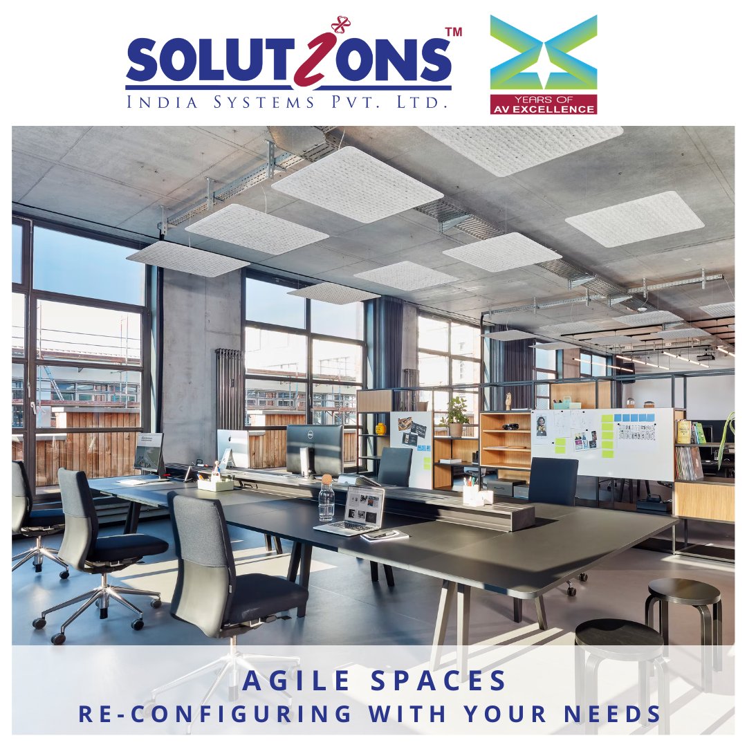 SISPLAV's tweet image. A scenario like today where there is always going to be need for more space makes the &quot;Agile Spaces” the NEED OF THE HOUR
sispl.co.in/enterprise-sol…

#sispl #avdesign #avequipment #avcompany #avintegration #avinstallation  #audiovisualsolutions #audiovisual  #agilespace #technology