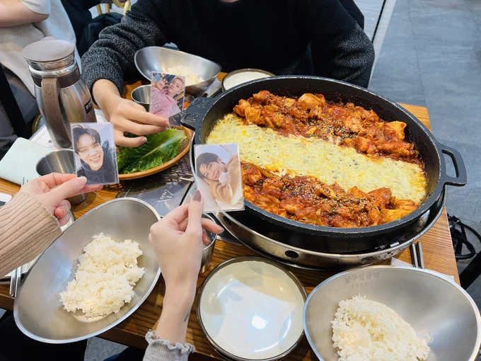 dakgalbi for lunch today  