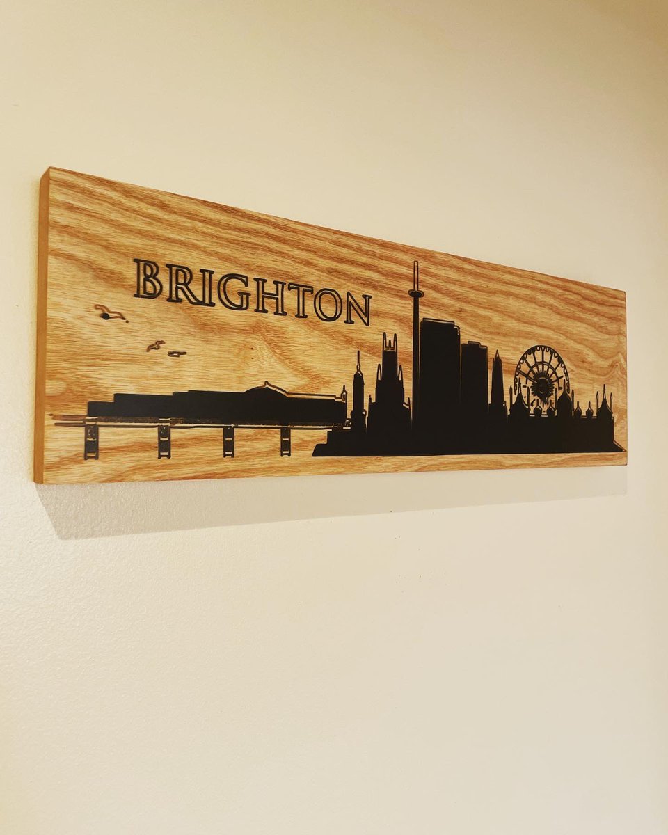 Lovely skyline recently completed. Get in touch to get your city designed #BHAFC #brighton