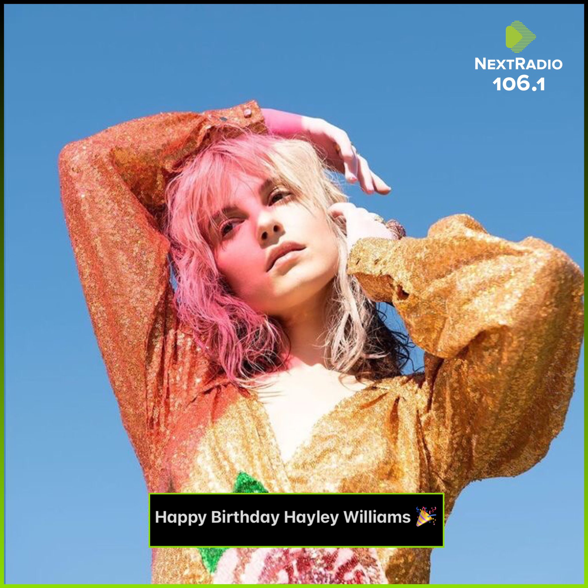 Happy Birthday to an amazing Musician and songwriter, Hayley Williams we celebrate you today. 