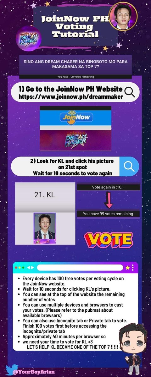 KL_DreamMaker's tweet photo. Hey KLusters! 𝐃𝐢𝐝 𝐲𝐨𝐮 𝐠𝐮𝐲𝐬 𝐤𝐧𝐨𝐰 𝐭𝐡𝐚𝐭 𝐲𝐨𝐮 𝐜𝐚𝐧 𝐬𝐮𝐩𝐩𝐨𝐫𝐭 𝐚𝐧𝐝 𝐯𝐨𝐭𝐞 𝐟𝐨𝐫 𝐊𝐋 𝐟𝐨𝐫 𝐅𝐑𝐄𝐄?

Kindly refer to the photos below for a quick run through! 

𝗧𝗢𝗚𝗘𝗧𝗛𝗘𝗥, 𝗟𝗘𝗧'𝗦 𝗠𝗔𝗞𝗘 𝗗𝗥𝗘𝗔𝗠𝗦 𝗣𝗢𝗦𝗦𝗜𝗕𝗟𝗘! ✨ https://t.co/0PcL9gb3Xp