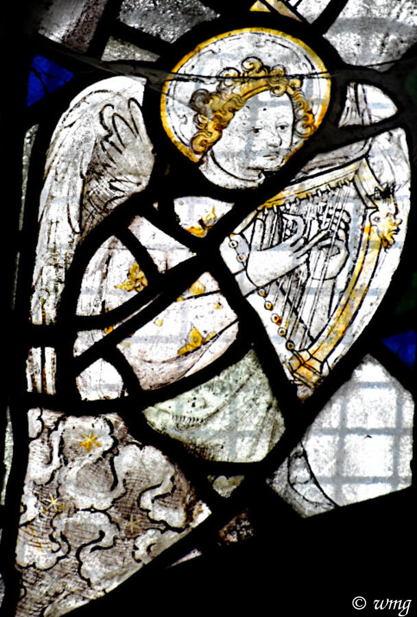 To end the year well, a little music in the tracery lights, with some angels and the sound of the harp and drums
St Mary Magdalene, Barkway, #Hertfordshire
#TraceryTuesday #Medievalglass