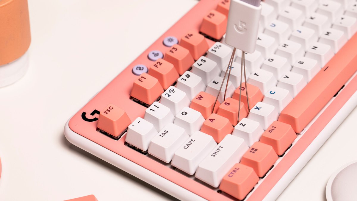 オーロラコレクション】 模様替え可能なキーキャップ。 全部替えるも