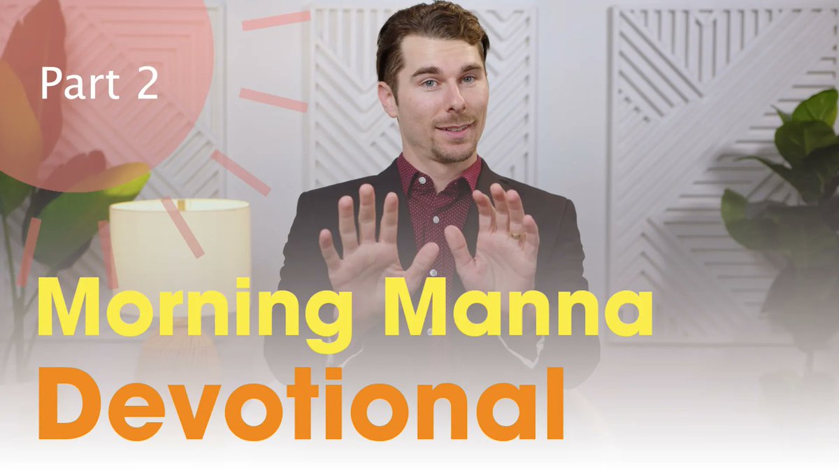 Slowing down. Join Pastor Andrew Sutton as we discuss ways to keep Christ before us and to find ourselves abiding in Him in this week's Morning Manna series titled "Living Life in Christ." buff.ly/3YNUNOu