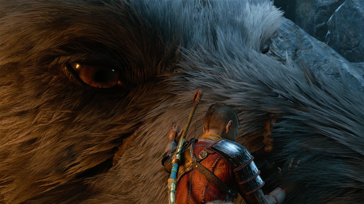 marotafuka's tweet photo. dog of war ragnarok https://t.co/Z57hggH98F