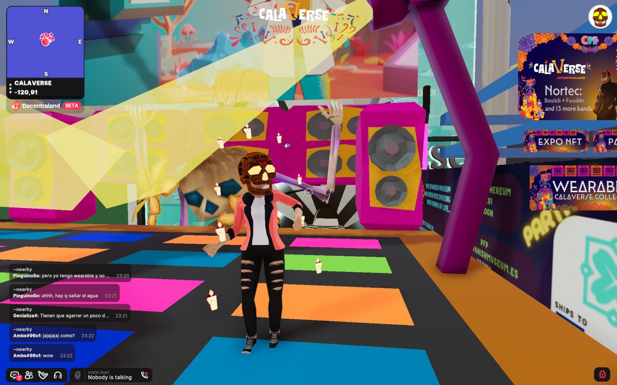 NOVIEMBRE
El mes más potente e importante! 

Participamos como curadoras oficiales en CALAVERSE, festival latino sobre el día de los muertos en el metaverso de <a href="/decentraland/">Decentraland</a>, gracias a <a href="/imagine_2create/">🌼💀🌼 Imagine to Create</a> 💀

@FrankiePiza me invita a Urban Talks en el <a href="/dissenyhub/">Disseny Hub Barcelona</a>