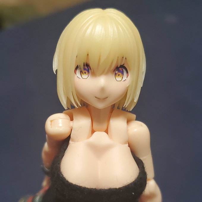 muscuto スサノヲ顔パーツ六種+髪 メガミデバイス