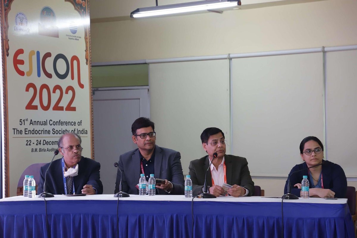 magnaCODE's tweet image. Magna Centres feels proud to share that Dr. Santosh Ramakrishnan, Consultant Endocrinologist, Filmnagar, Hyderabad has been invited to present and be a panel member at the 51st Annual Conference of The Endocrine Society of India which was held at Jaipur.

#ESIcon #magnacentres