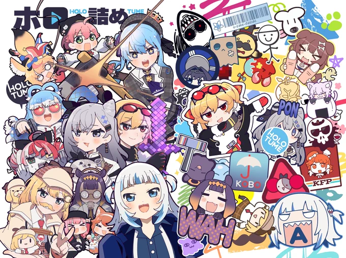 C101新刊は皿理満(@sarariman114 )さんとの合同漫画本「ホロ詰め」頒布予定です!【B5/28p/500円】

ホロJP・EN・IDのほのぼのおもしろてぇてぇネタがいっぱい詰まった1冊になってます!是非よろしくお願いします!🙏✨
(※通販についてはイベント後アナウンス予定) 