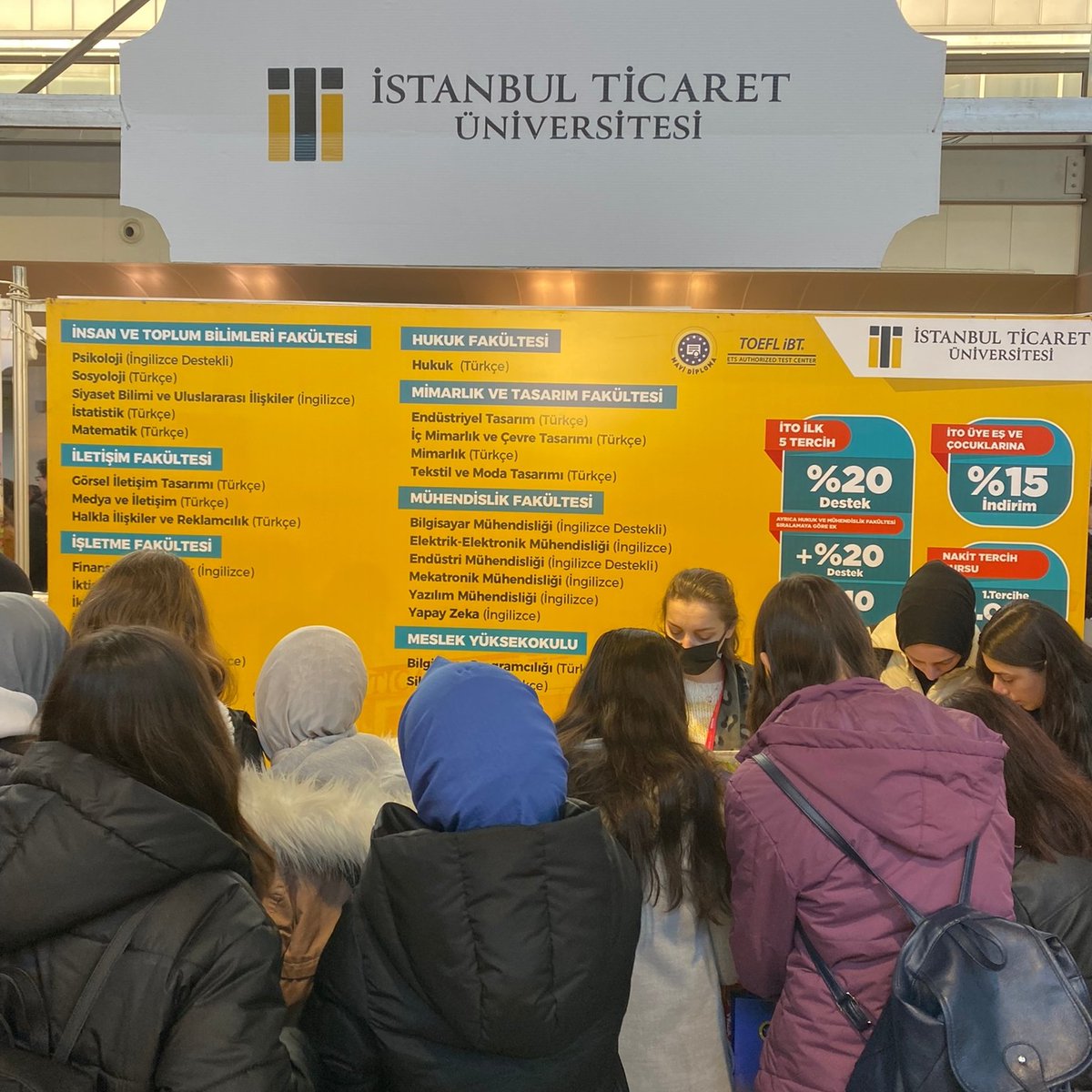 Bursa Üniversite Tercih Fuarındayız! 

Tüm aday öğrencilerimizi standımıza bekliyoruz.