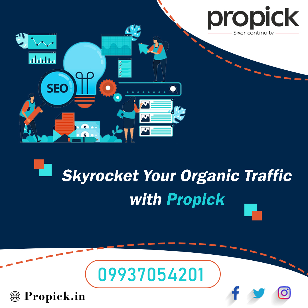 PropickIndia's tweet photo. Skyrocket Your Organic Traffic with #Propick.
Don't leave your #seo strategy up to chance. #Propick will give you a step-by-step #seo workflow to boost your website organic traffic & improve keywords rankings.
🌎https://t.co/S5ekHdm99A
📞99370 54201
#seo #organictraffic #Propick https://t.co/oXf0iLkrV9