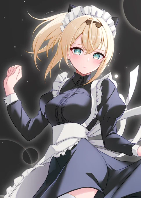 メイドいろはにゃん #いろはにも絵を 