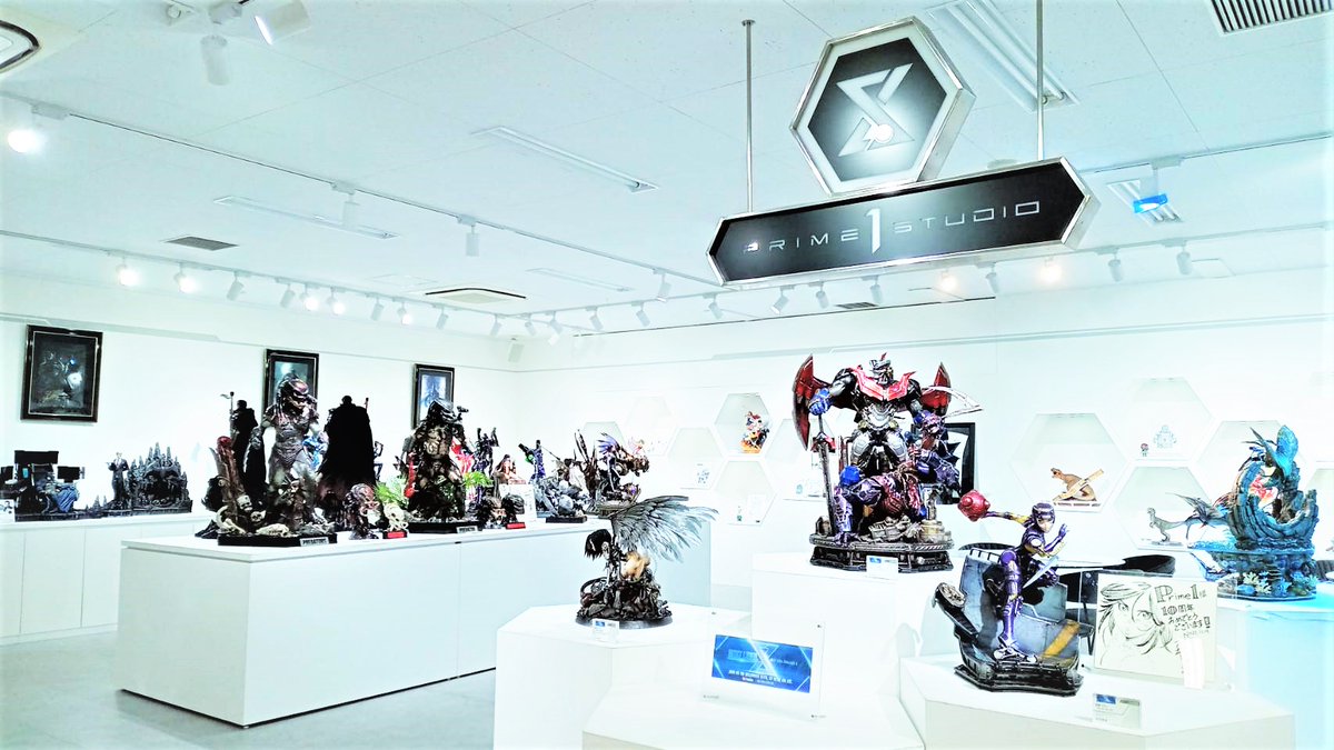 @Prime1Studio お祝いの色紙を携え、オフィスと新作展示会にお邪魔してきました。色紙イラストは「Cutie1」とアヴィディアのコラボ。
#prime1studio #プライム1スタジオ