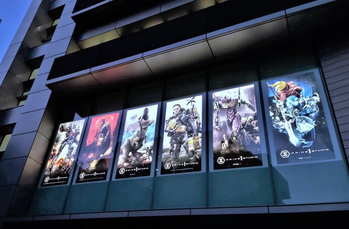 @Prime1Studio お祝いの色紙を携え、オフィスと新作展示会にお邪魔してきました。色紙イラストは「Cutie1」とアヴィディアのコラボ。
#prime1studio #プライム1スタジオ