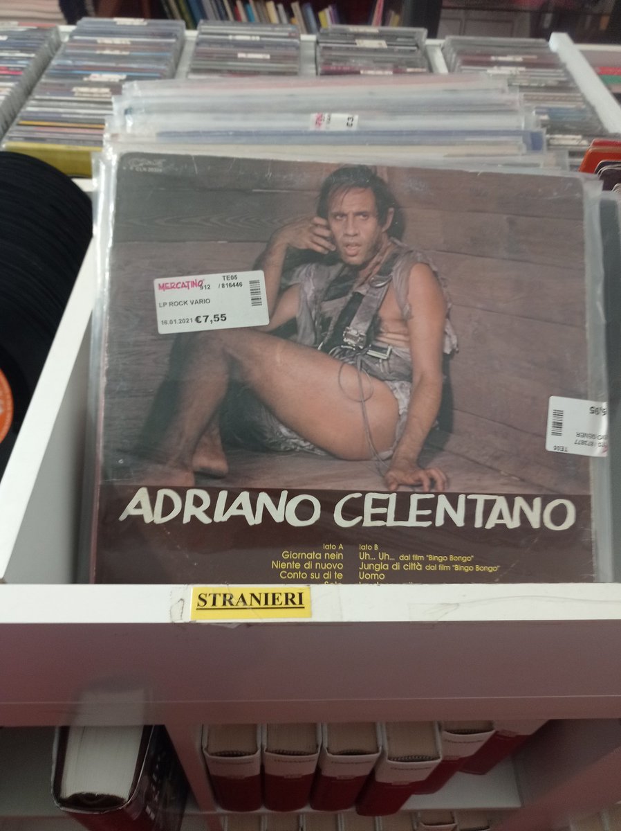 AntonioNaso76's tweet photo. Trovare Celentano nella sezione "Stranieri" è una magia https://t.co/OSpggHkfOx