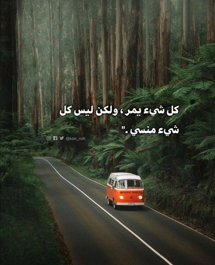 كل شيء يمر و لكن ليس كل شيء منسي🍀💚