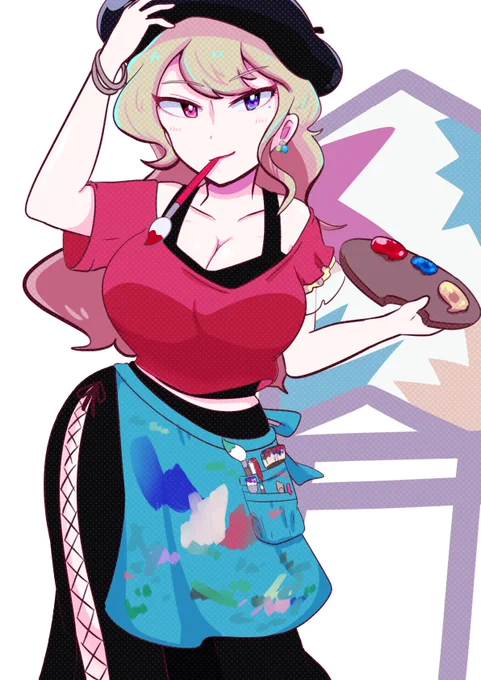 わしも擬人化シュ─ルくん描いたことあるけど、爆乳だし声帯はあのままなのでただの豊胸カマ野郎になってる 