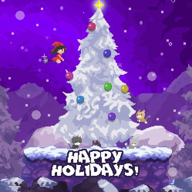 RBSpade's tweet photo. Finally holidays had come. Now I have time... to work.
#Catmaze #Christmas #Cats #pixelart https://t.co/IEq0JmkMVQ