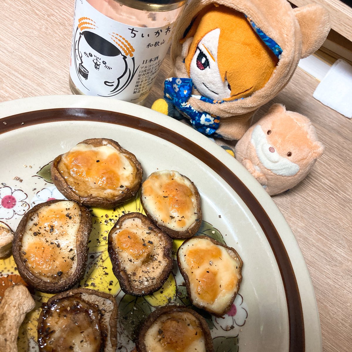 「最近焼きしいたけにはまっている 」|たの🐾のイラスト