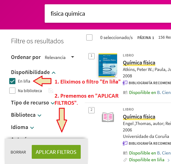 serbudc's tweet photo. Nestas datas nas que non vos podemos servir os libros, lembrade que tamén podedes buscar en Crunia (https://t.co/qYbsA3L2ii) a bibliografía recomendada que está dispoñible en liña:
- Escollede o perfil "Bibliografía recomendada"
- Filtrade polo filtro "Dispoñibilidade"-"En liña" https://t.co/dt9Z14RGO1