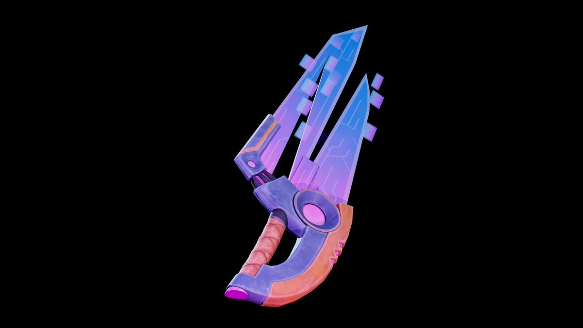 CarlosRomeroFNX's tweet photo. Neon Saber

My first work in stylized, I'll be working in this style for some projects. A neon saber, cyberpunk-like weapon. Single-handed with luminous, sharp edges https://t.co/kwy95K8pIr