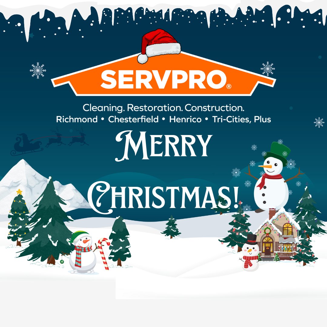 Merry Christmas from our #SERVPRO of Chesterfield family to yours.
