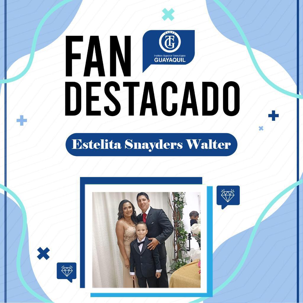 istg_ec's tweet photo. ¡Felicidades Estelita Snayders por ser nuestra fan destacada! 🤩
#fandestacado #ISTG https://t.co/Pq0yqF6zbl