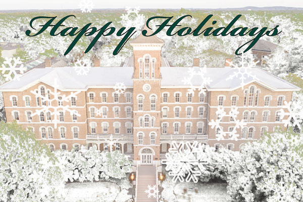 All of us at Lake Erie College wish you a safe and happy holiday season! We're excited to see you all again in the new year! Merry Christmas!