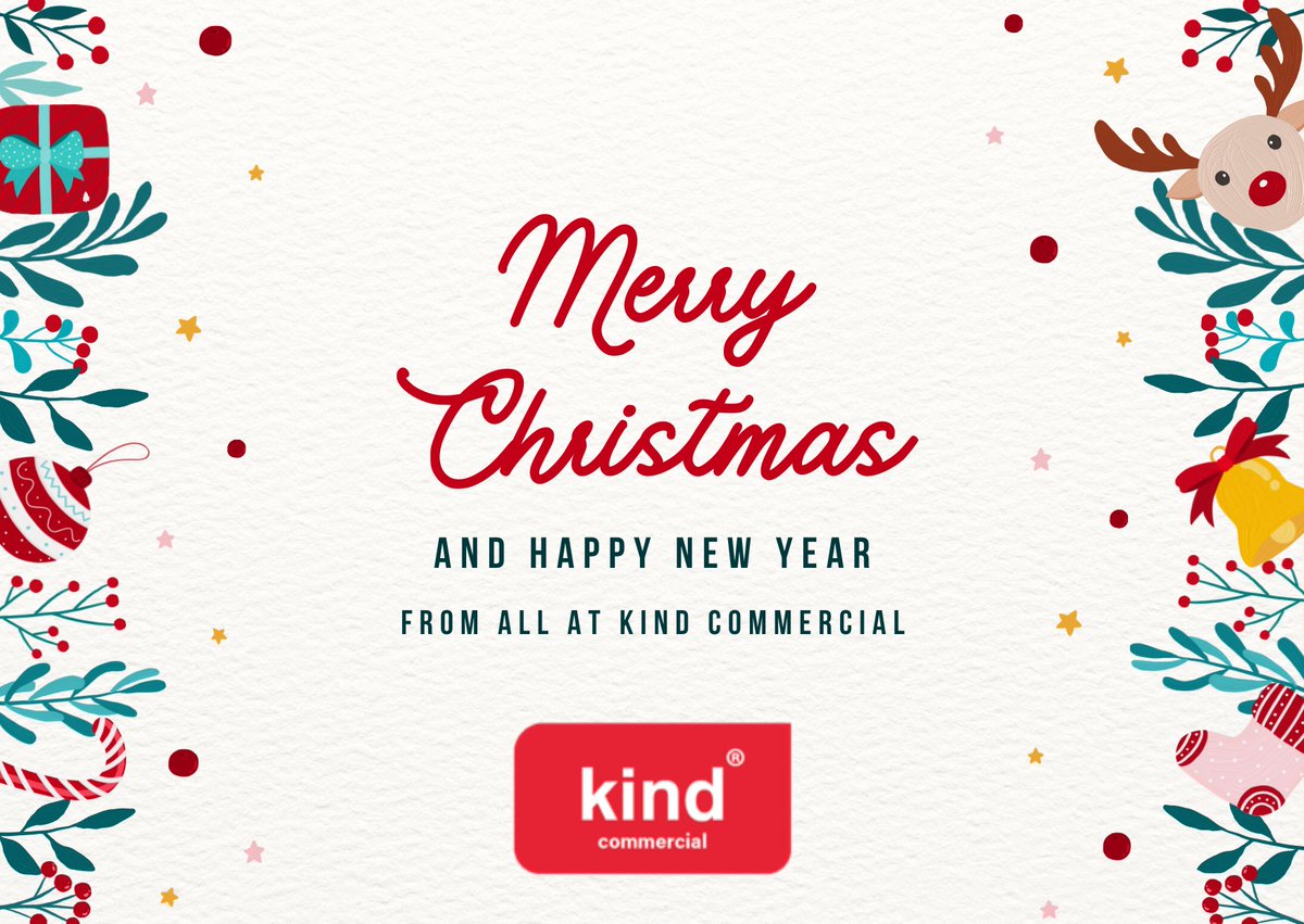Merry Christmas, and a Happy New Year from all of us at Kind Commercial - thank you to all of our clients for making 2022 a great year, and we hope you're enjoying a well-earned break.