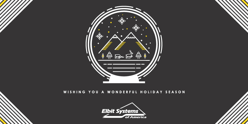 ElbitAmerica's tweet photo. HAPPY HOLIDAYS | The #OneElbitFamily is wishing you peace and joy this holiday season! Merry Christmas to our employees, customers, partners, friends, and family! #MerryChristmas #HappyHolidays #Christmas2022 ๐๐
๐คถ๐โ๏ธ https://t.co/uMwjh8gUCp