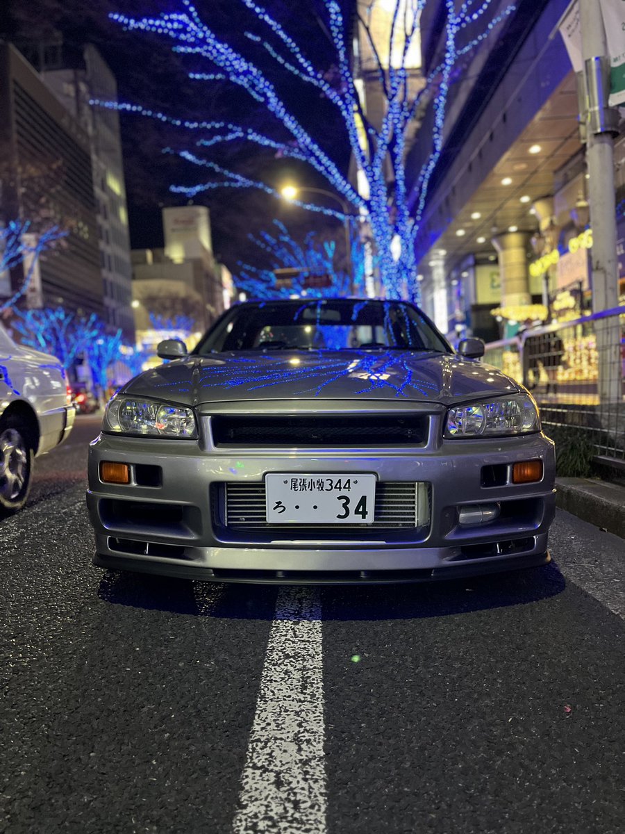 renato_er34's tweet photo. 栄イルミネーション！
#er34 #gts #25gt #rb25 #nissan #skyline #栄 #イルミネーション #jdm https://t.co/r6xRnqWDKC