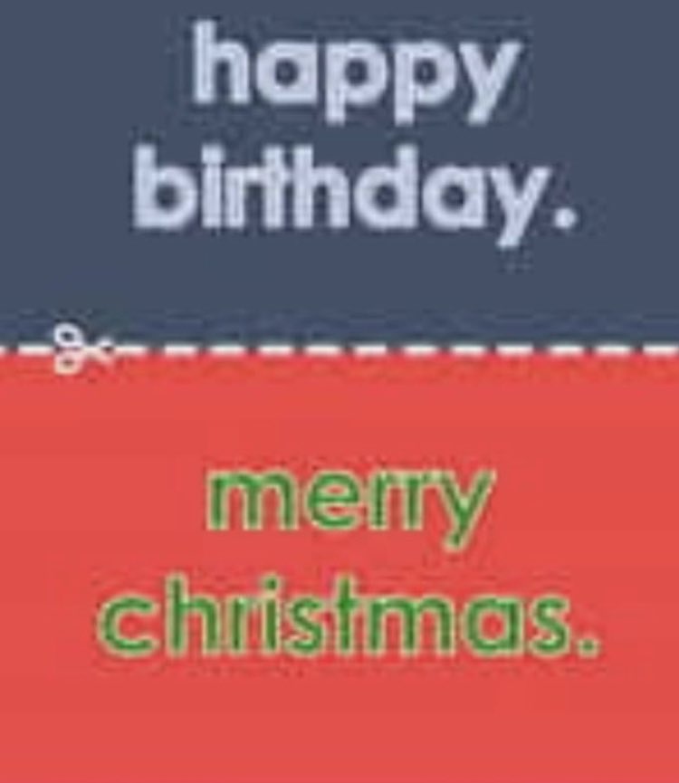 NorthoverDean's tweet photo. @chris_kammy Happy Birthday 🥳 🎅🏼🎁🎂🎄 https://t.co/pWo6LSjwlz