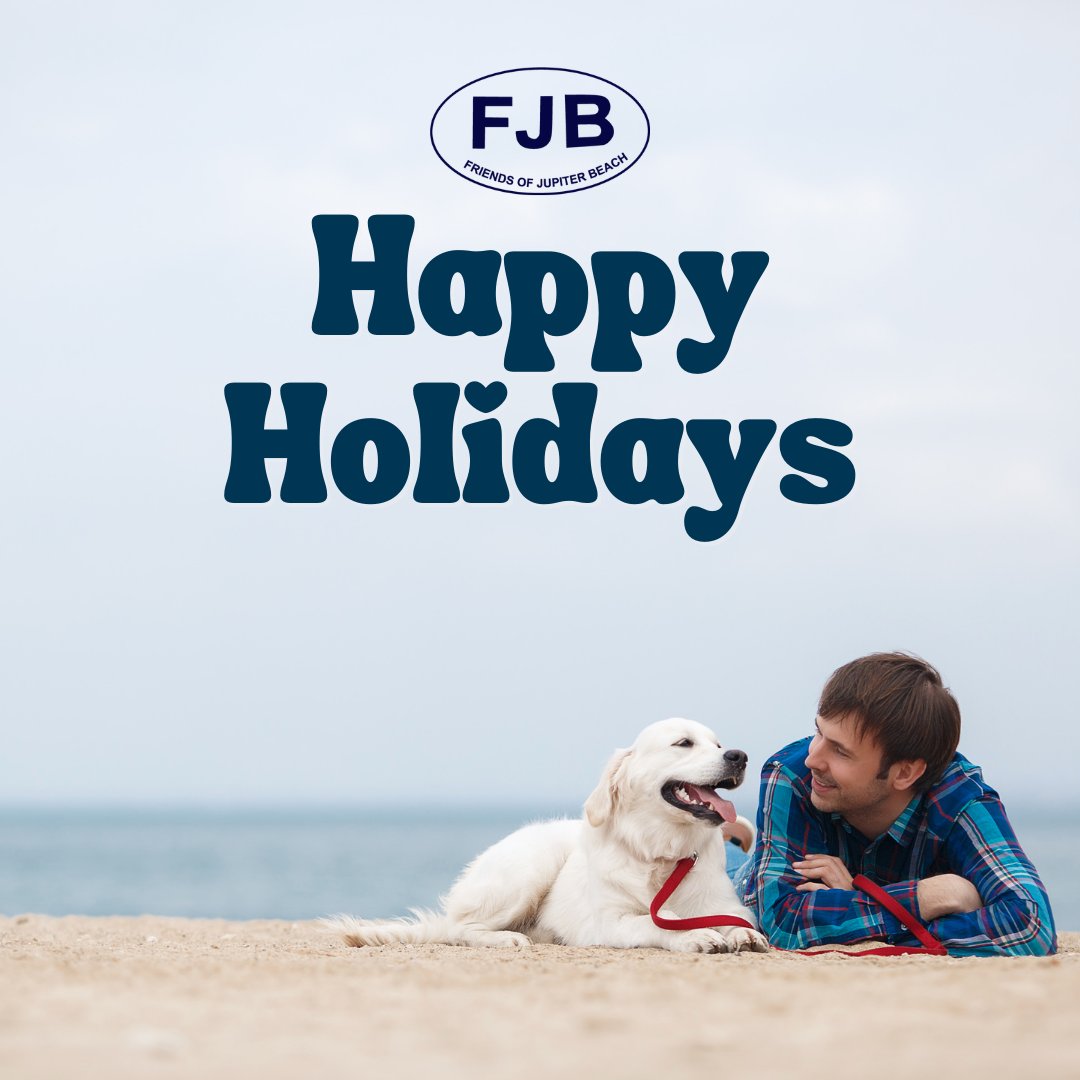 JupiterDogBeach's tweet photo. Happy Holidays! A great walk at Jupiter Dog beach is like a holiday every day for our best dog friends! 😉
#friendsofjupiterbeach #happyholidays #happypup #dogbeach #jupiterdogbeach #soflo #dogfriendly #offleash #jupiter #junobeach #northpalmbeach https://t.co/h2po2dUHX8