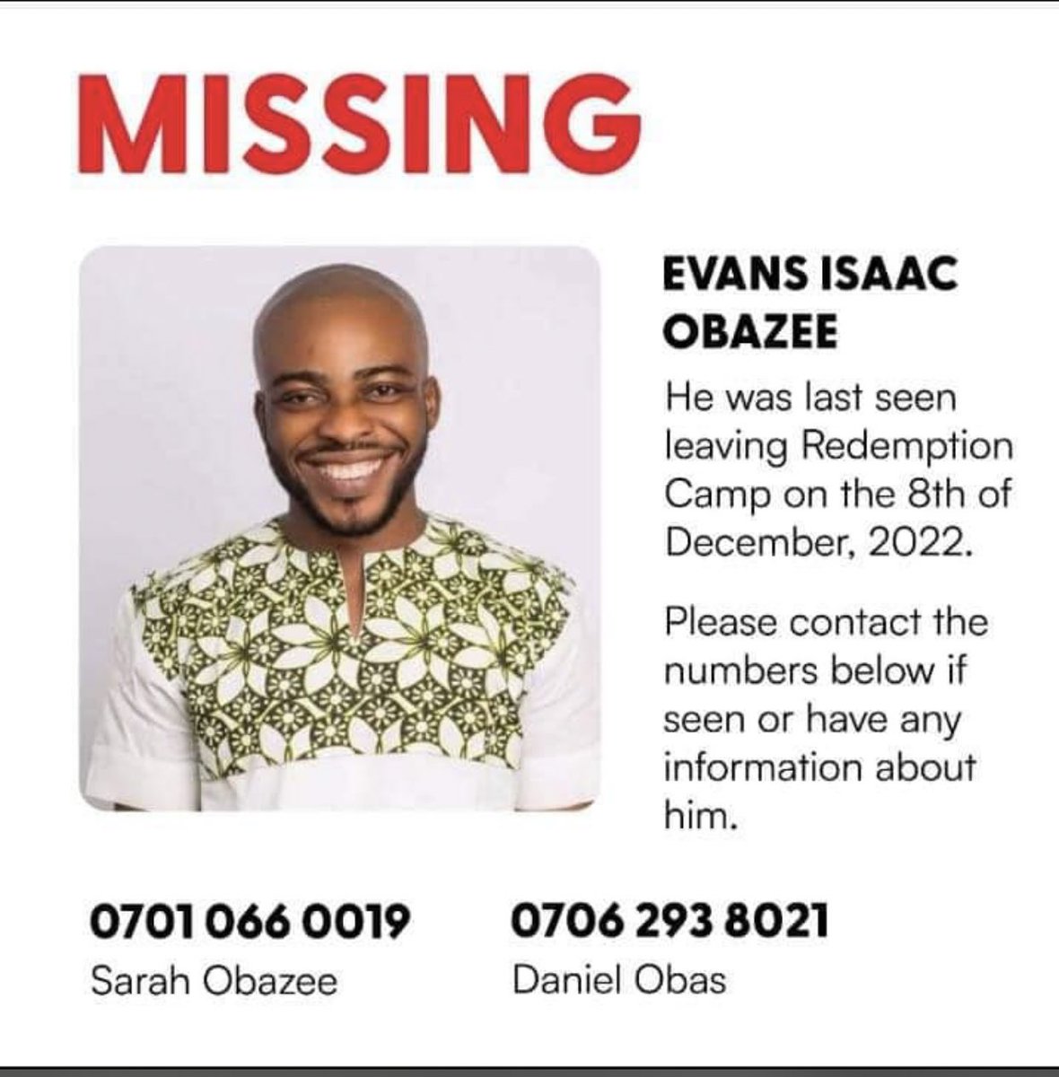 CoadedIBK's tweet photo. Please help me find my brother https://t.co/Iw9dqw6xw0