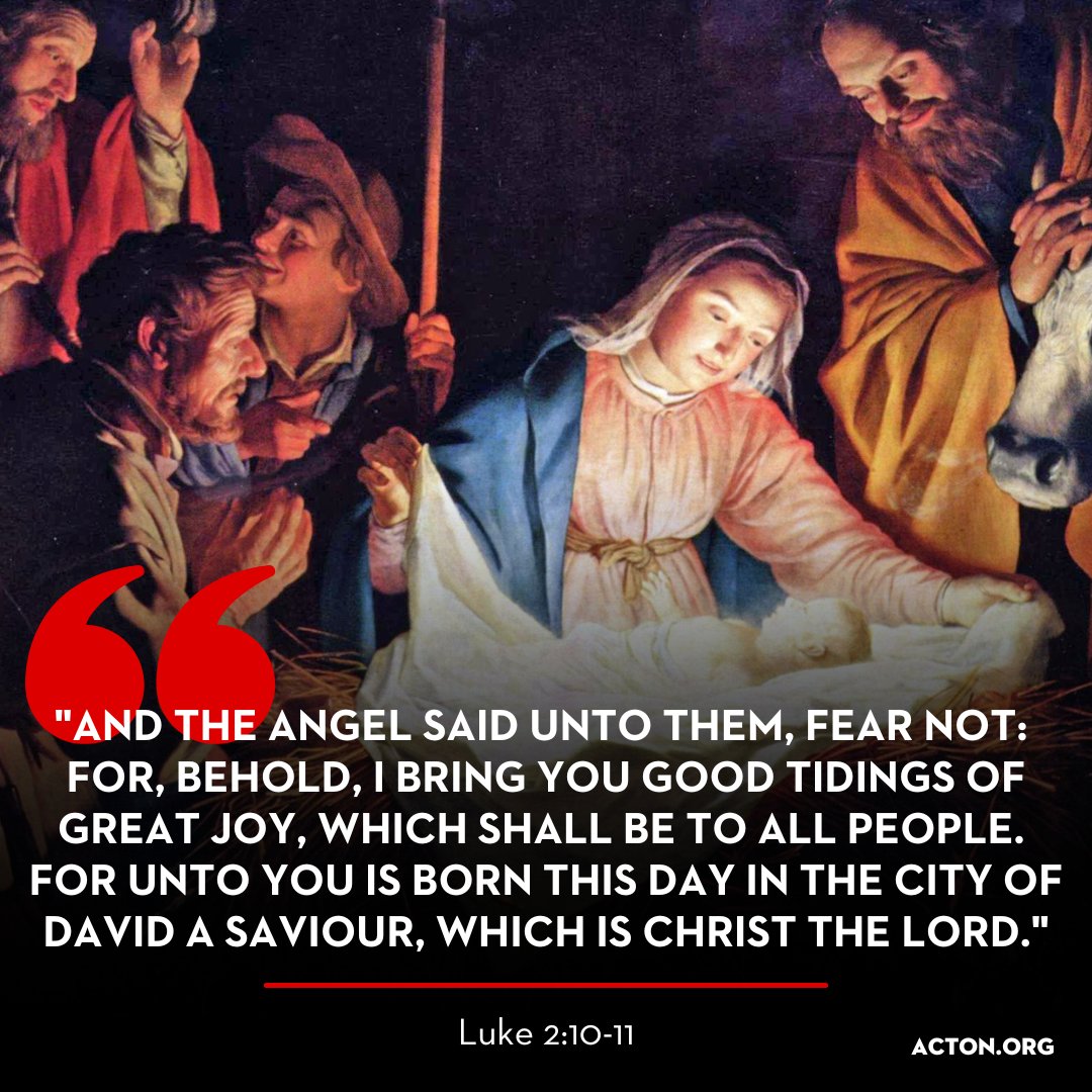 ActonInstitute's tweet photo. We wish you a merry and blessed Christmas! ✨ https://t.co/b4jEA5hkJY