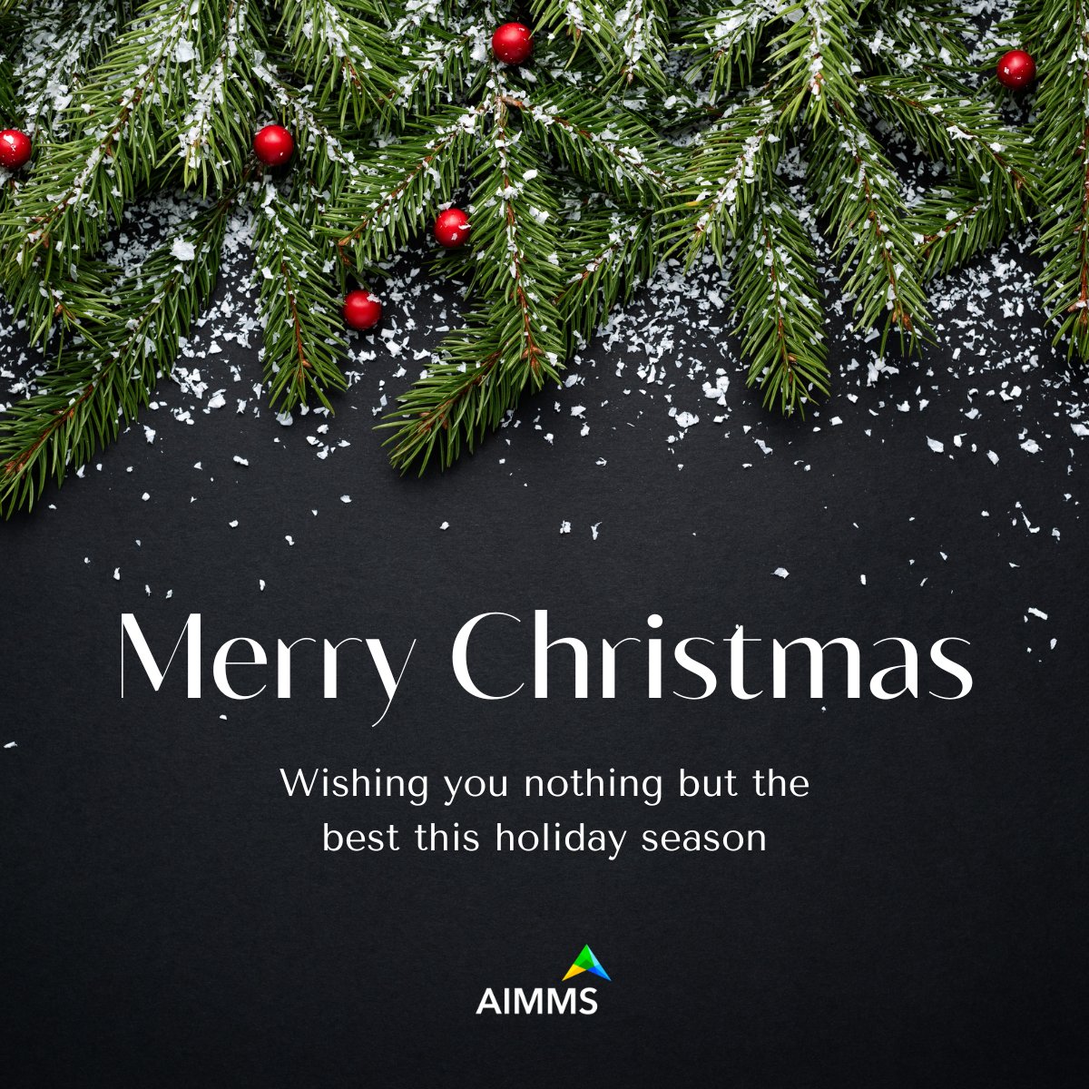 May the magic of Christmas minimize your company's #SupplyChain risk and maximize opportunities with sustainable and customer-centric supply chains.😁

AIMMS wishes everyone Merry Christmas and a Happy New Year!🎄🎅