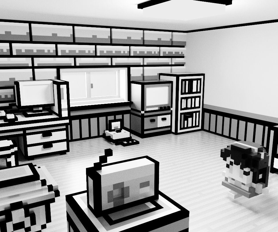 yoi_okayu's tweet photo. 7人目のスタンド使い12周年🌸おめでとうございます！
#7thjojo #7人目のスタンド使い #magicavoxel https://t.co/ggWGCLwj2h