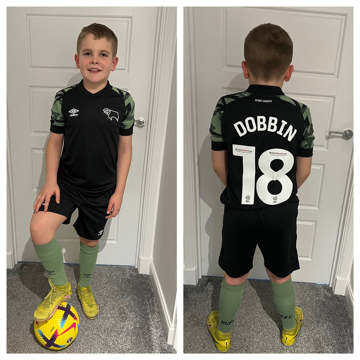 New rams kit 🐏⚫️⚪️ <a href="/LewisDobbin/">Lewis Dobbin</a> #DCFC
