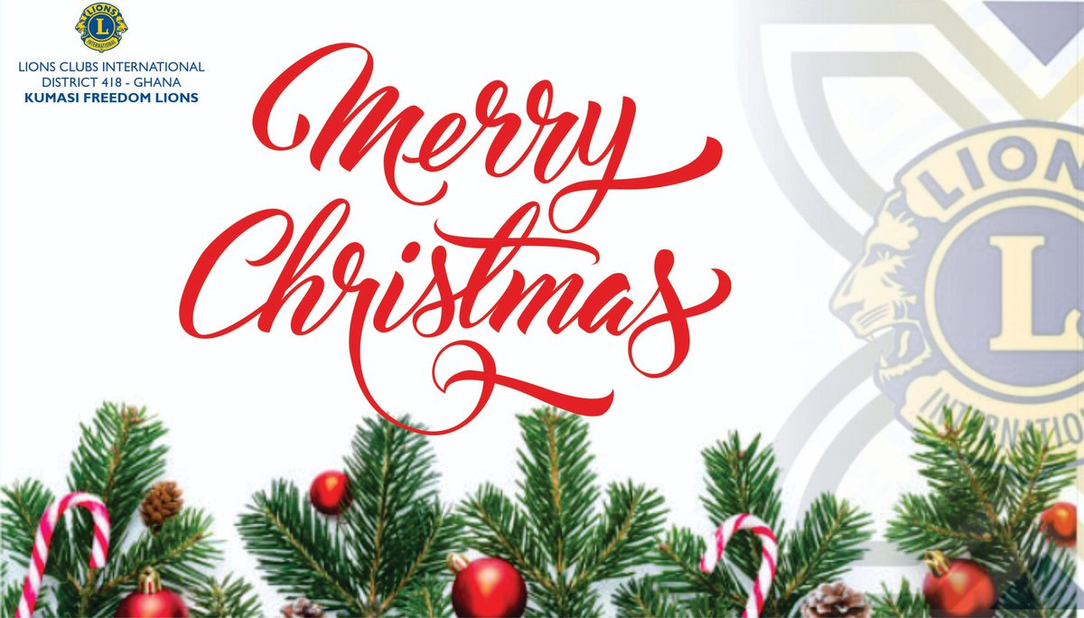 Happy Holidays from Kumasi Freedom Lions Club. We serve.
