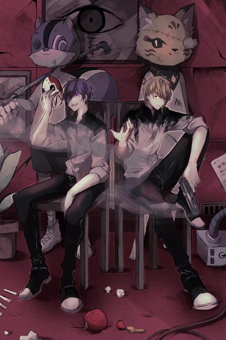 #今年も残りわずかなのでお気に入りの4枚を貼るあんまり絵描けてなかった 