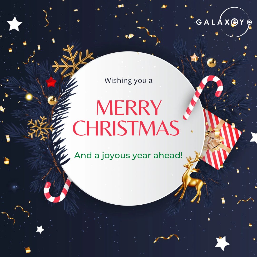 GalaxEye's tweet image. Wishing you a warm festive season and an amazing year of 2023!

#MerryChristmas #HappyHolidays