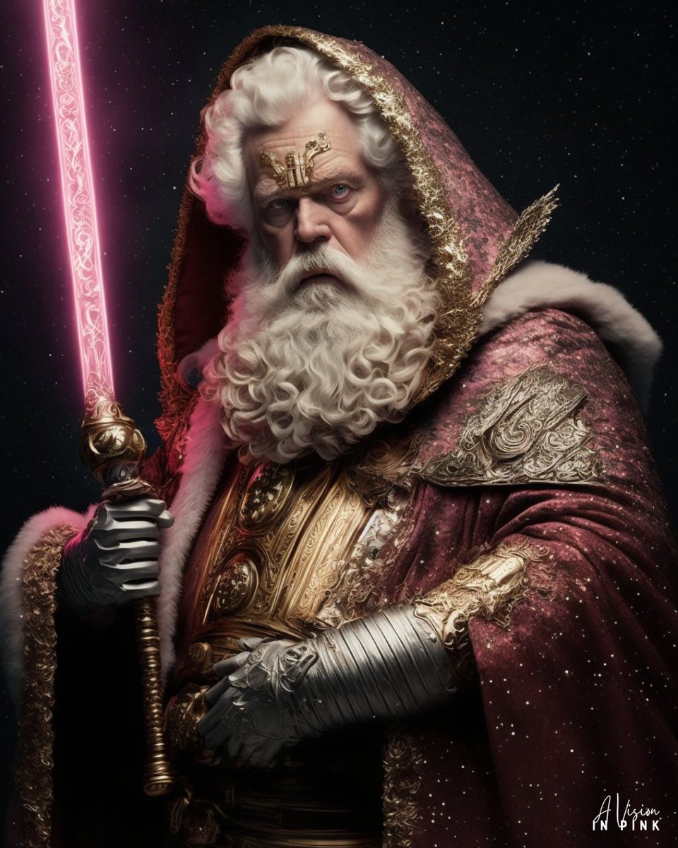 Merry Christmas to all those that celebrate. Enjoy my 'Sith Lord Santa' 🎅 
#aiart #starwars #midjourneyAi