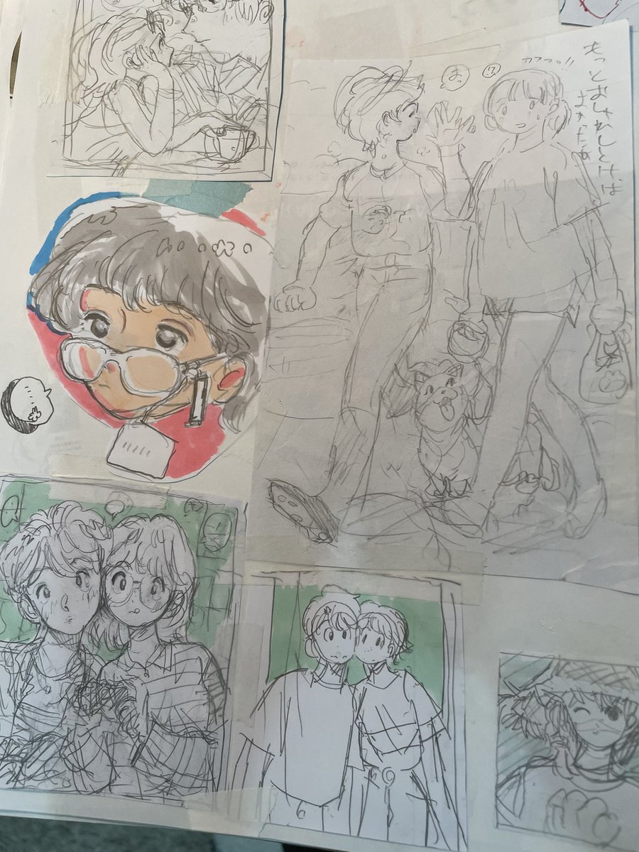 一応どんなボツ絵でもちょっと色つけてスクラップしてる。 
