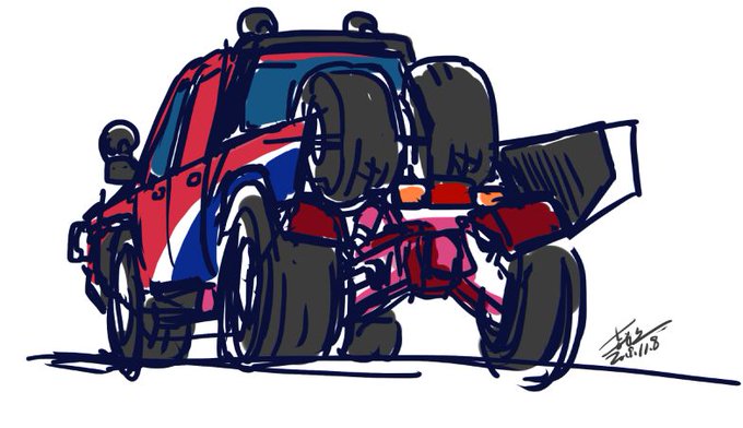 #クリスマスなので赤い乗り物の画像を貼ってみよう 