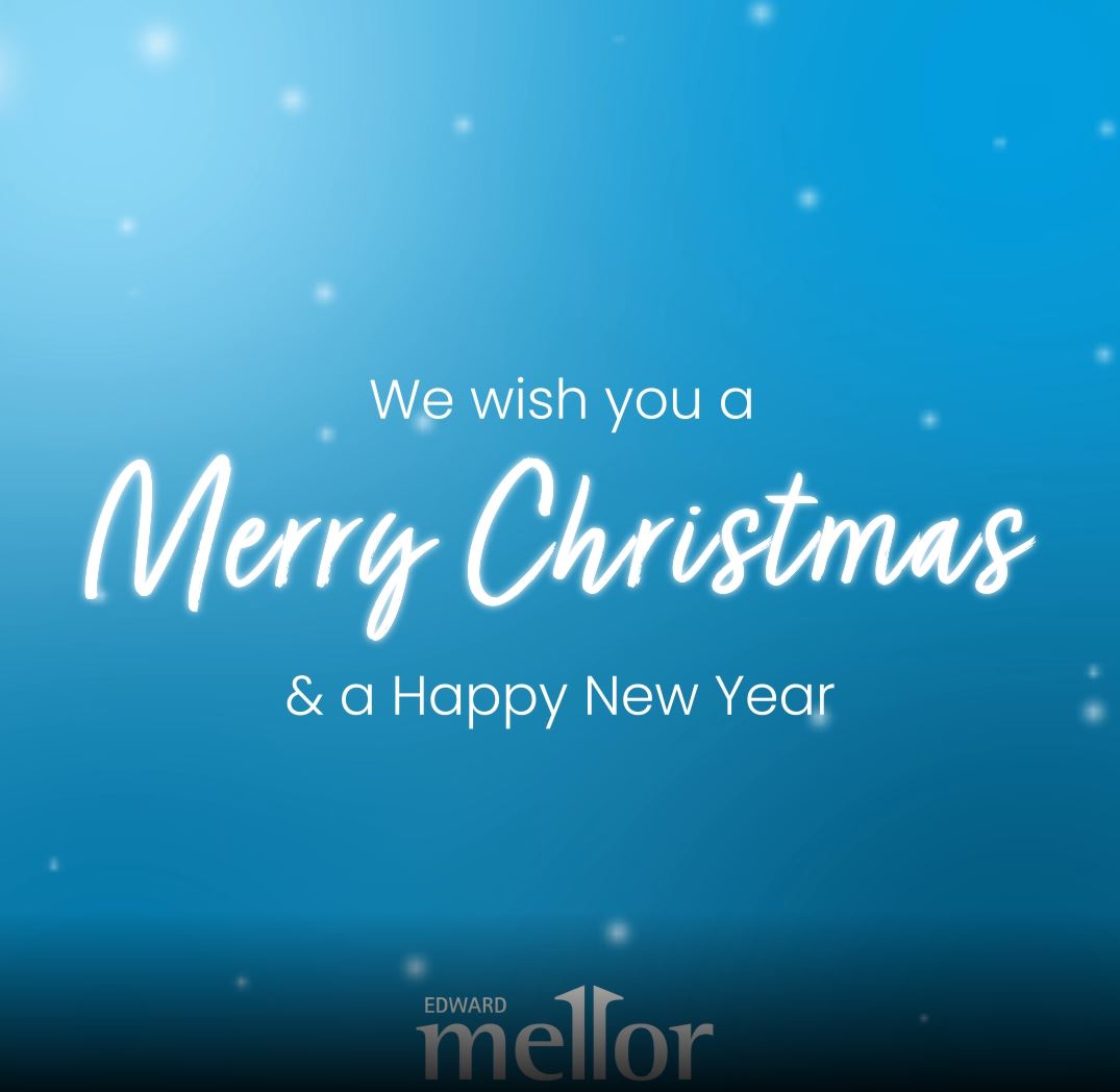 Merry Christmas from all of us at Edward Mellor! 🎅 We hope you have a fantastic festive period. ⛄💙

#MerryChristmas #Christmas2022