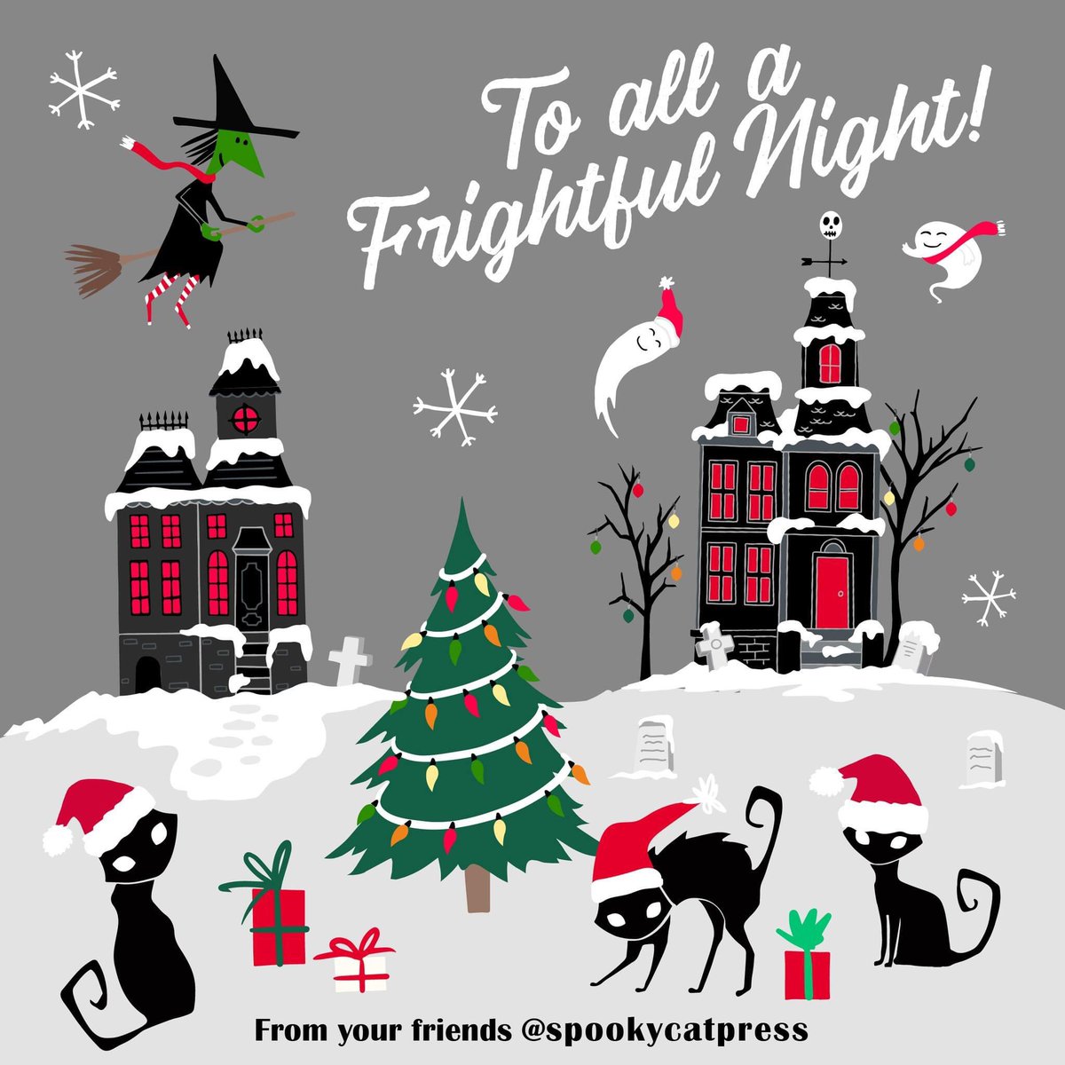 Merry Christmas to all, and to all a frightful night! 🎄👻❄️